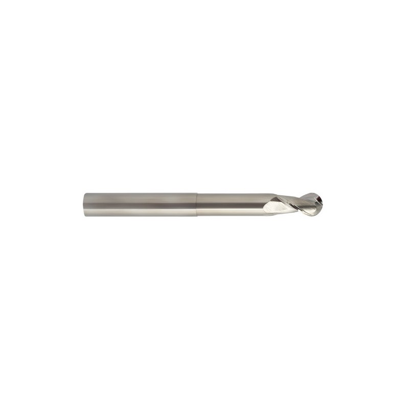 Picture of 12MM 2 FLUTE BALL END MILL NECKED  5 x D